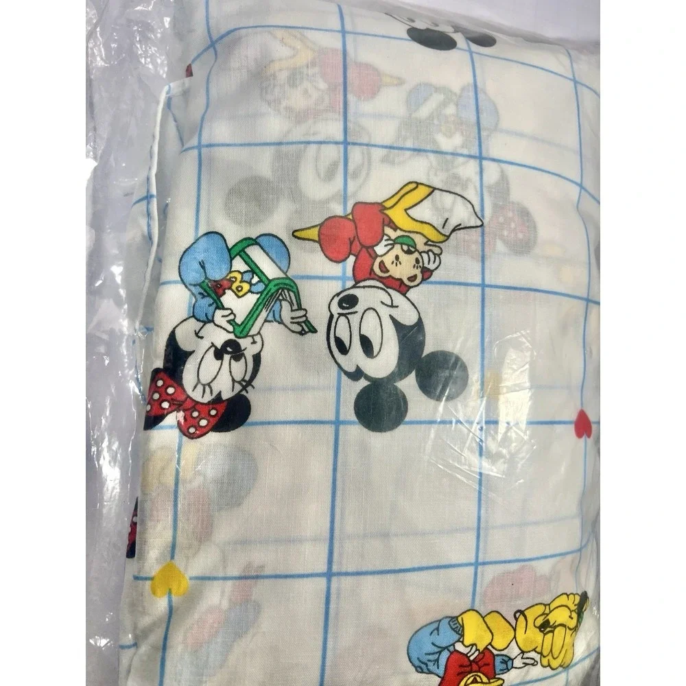 Vintage 90s Disney Babies Priscilla Curtains 94x63 NIP Mickey Minnie